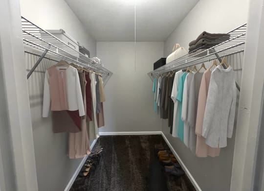 Large walk-in closet
