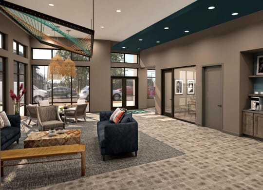 Lobby Lounge at Adelphi Quarter, Columbus, OH