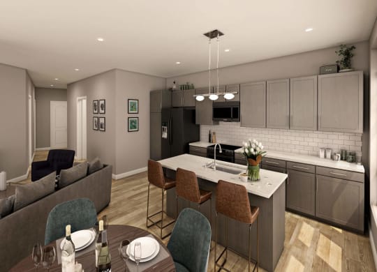 Kitchen Unit at Adelphi Quarter, Columbus, OH