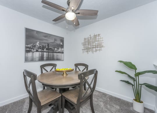 Dining Room at Galbraith Pointe Apartments and Townhomes*, Cincinnati, Ohio