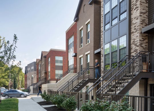 Exterior Porch at Adelphi Quarter, Ohio