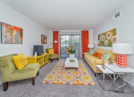 Modern Living Room at Honey Creek, Greenwood, IN