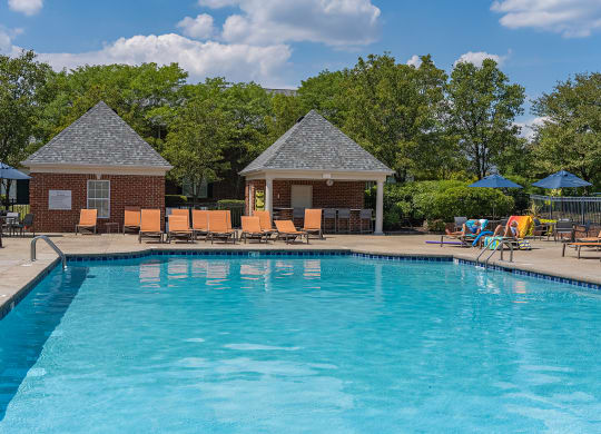 the swimming pool at the resort at governors crossing at Bishops Gate, Cincinnati, OH, 45249