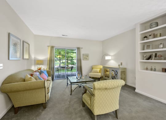 Living room with sofa at Bishops Gate, Cincinnati