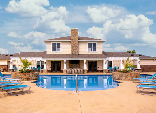 Swimming pool at the resort at governors crossing at Waterstone Landing, Perrysburg, OH, 43551