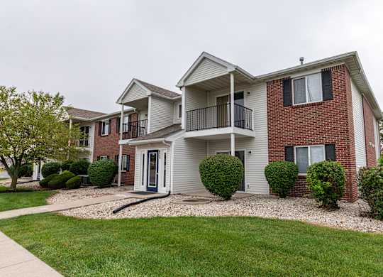 our apartments at the district feature a spacious yard and green grass