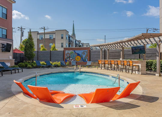 Pool at DeSales Flats Apartments*, Ohio