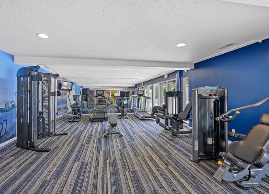fitness room at Enclave, Beavercreek, OH, 45431