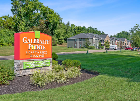 Property Signage at Galbraith Pointe Apartments and Townhomes, Ohio