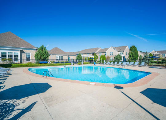 the swimming pool at our apartments at Grove City Summit Apartments, Ohio, 43123