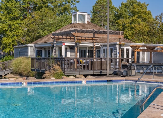 Pool at Harpers Point Apartments, Cincinnati, OH, 45249