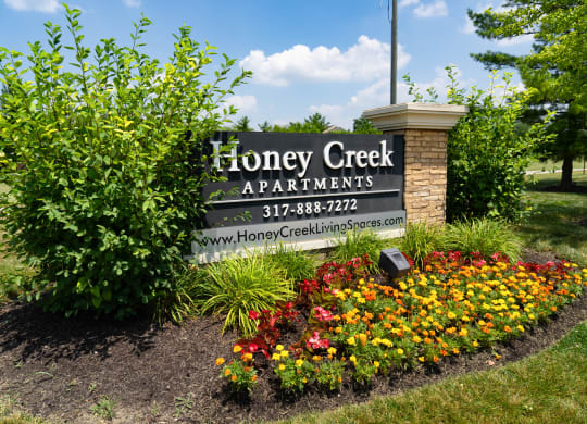 Property Signage at Honey Creek, Greenwood, IN, 46143