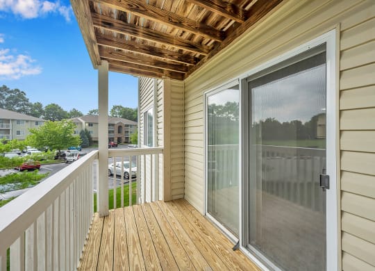 Oversized Private Patios & Balconies at Honey Creek, Greenwood