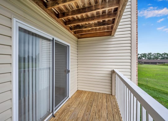 Private Apartment Balcony at Honey Creek, Greenwood, Indiana