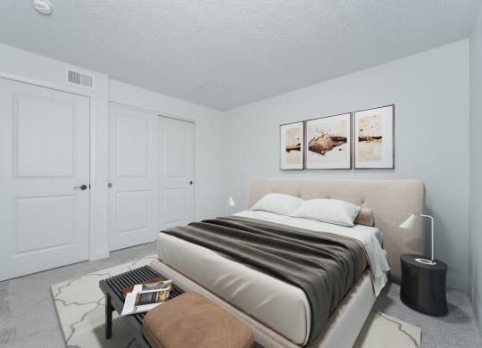 Well Appointed Bedroom at Honey Creek, Indiana, 46143