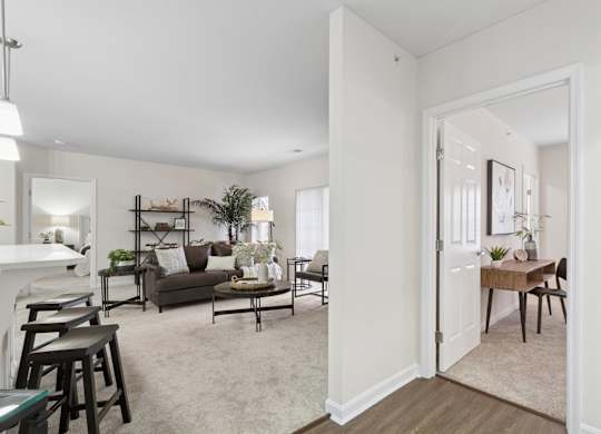 Kitchen And Living Area at Roebling Row, Covington, KY, 41011-1720