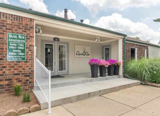 Entrance at Quail Run, Columbus, 47201