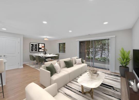 Large Living Area at Indian Creek Apartments*, Cincinnati, Ohio