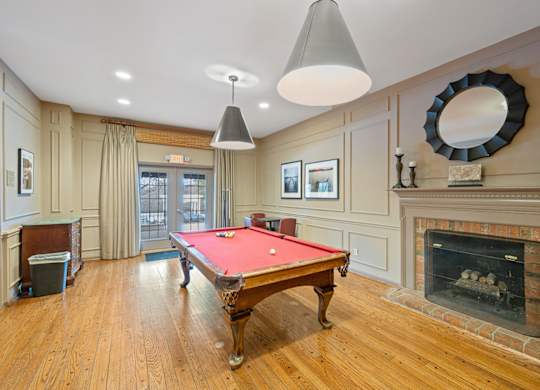 Billiards Table at Indian Creek Apartments*, Cincinnati, Ohio