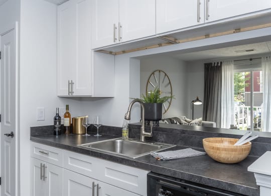 Stainless Steel Sink With Faucet at Galbraith Pointe Apartments and Townhomes*, Cincinnati