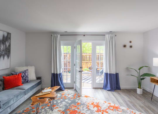 Living Room With Private Balcony at Galbraith Pointe Apartments and Townhomes*, Ohio, 45231