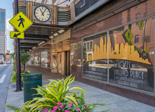 Walk way at The Lofts at Shillito Place, Cincinnati