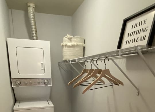 Laundry Room In-Unit with washer and dryer at Merrick Place, Kentucky, 40502
