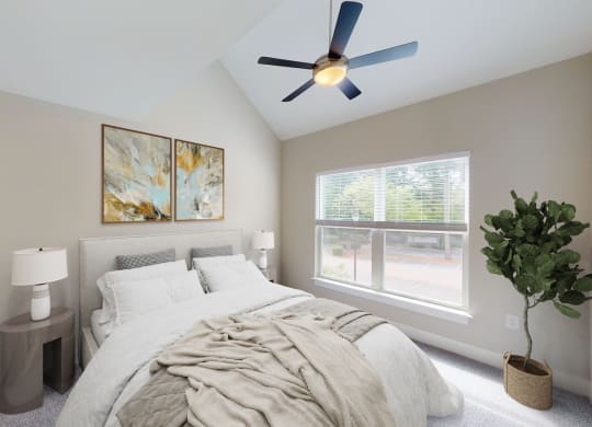 Spacious Bedroom With Comfortable Bed at Regency Place, North Carolina