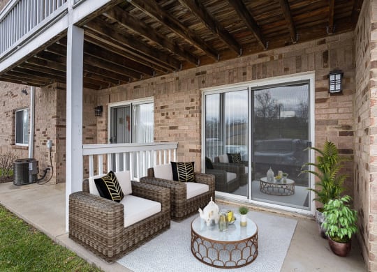 Your own outdoor space for relaxing!