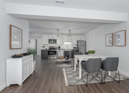 Dining and Kitchen area at SoDel, Kettering, Ohio