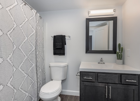 Bathroom with cabinets at SoDel, Ohio