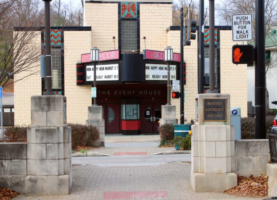 the event house is located at the corner of the street