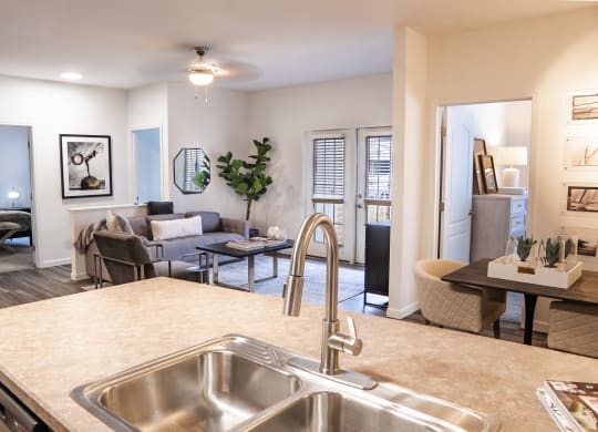 the enclave at homecoming terra vista kitchen and living room  at Waterstone Landing, Ohio, 43551