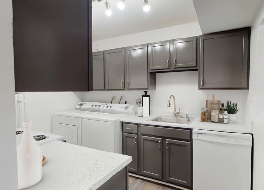 Floor Plan Aspen Kitchen at Stuart Woods, Virginia, 20170