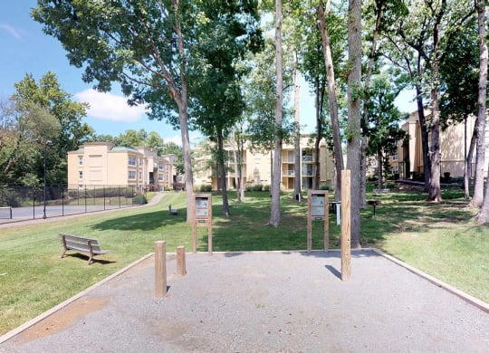 Sand Volleyball Court at Stuart Woods, Virginia