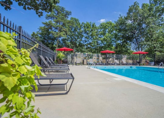 Refreshing Pool Side Area at Stuart Woods, Herndon, VA