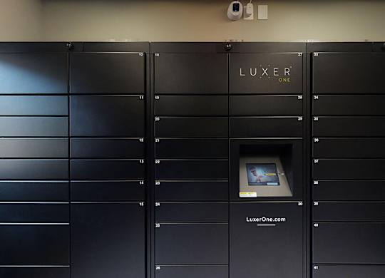 Package Lockers at Rose Hill Apartments, Virginia