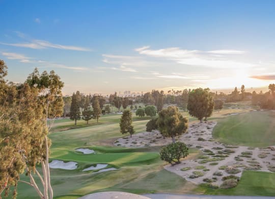 Views Overlooking Wilshire Country Club at Windsor at Hancock Park, Los Angeles, California