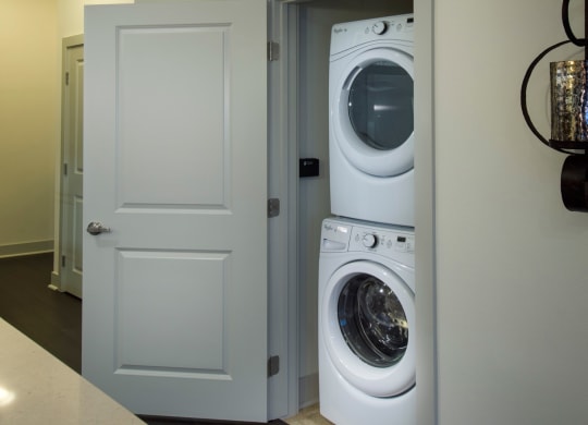 Energy Efficient, Full-Sized Washer and Dryer at Olympic by Windsor, 936 S. Olive St, Los Angeles