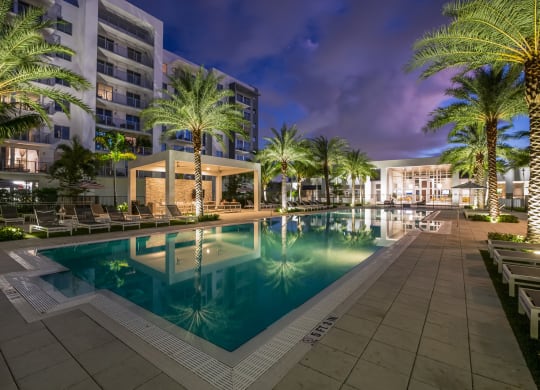 Pool and Sundeck at Allure by Windsor, Boca Raton, FL