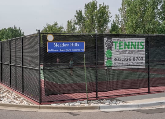 Tennis Court at Windsor at Meadow Hills, 4260 South Cimarron Way, Aurora
