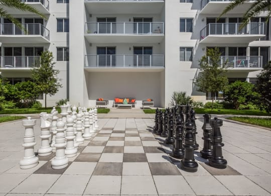 Shuffleboard, Billiards and Giant Chess Available at Allure by Windsor, Boca Raton, 33487