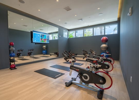 Spin Studio with On-Demand Classes at Allure by Windsor, 6750 Congress Avenue, FL
