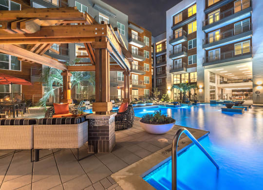 Resort-Inspired Pool at Windsor by the Galleria, Dallas, 75240