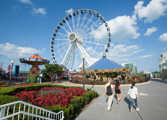 Navy Pier Area Offers Endless Entertainment Options at Flair Tower, Chicago, Illinois