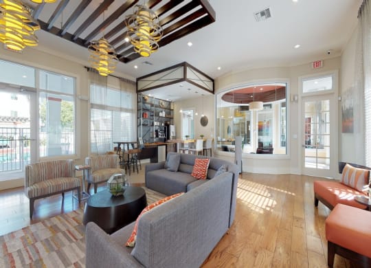 Clubroom with Sitting Area and High Ceilings at Windsor Biscayne Shores  in North Miami