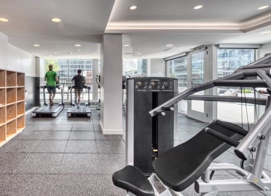 Brand New Fitness Center at Flair Tower, Chicago, Illinois