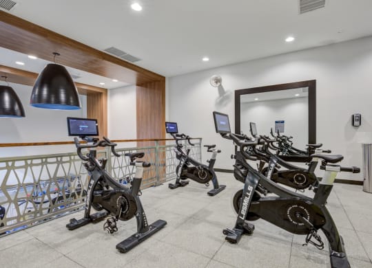 Cardio Machines at the Fitness Center at Windsor Kingstowne, Virginia