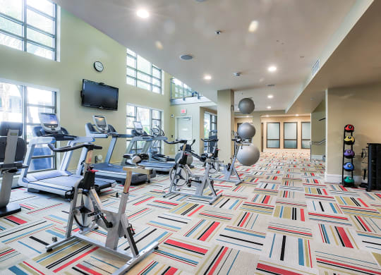 Fully Equipped Fitness Center at 5550 Wilshire at Miracle Mile by Windsor, Los Angeles, 90036