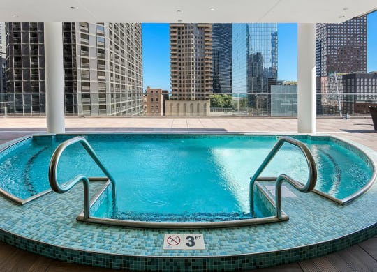 Resort-Style Pool at Moment, Chicago, IL 60611